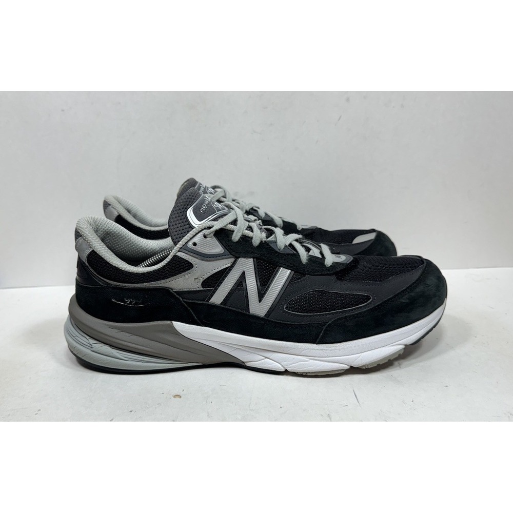 New Balance 990v6 Black Grey Made in USA MiUSA M990BK6 Men's Size 14 D
